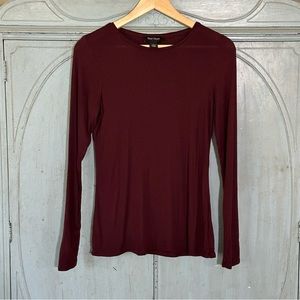 White House Black Market Long Sleeve Layering Tee.Size S.